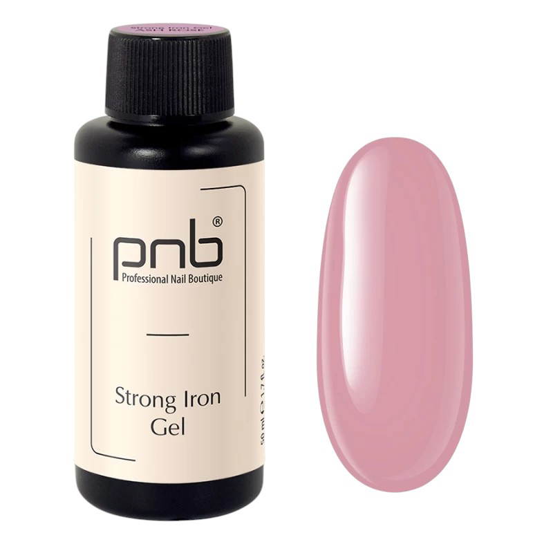 Гель для нігтів PNB Strong Iron Gel Ash Rose, 50 ml