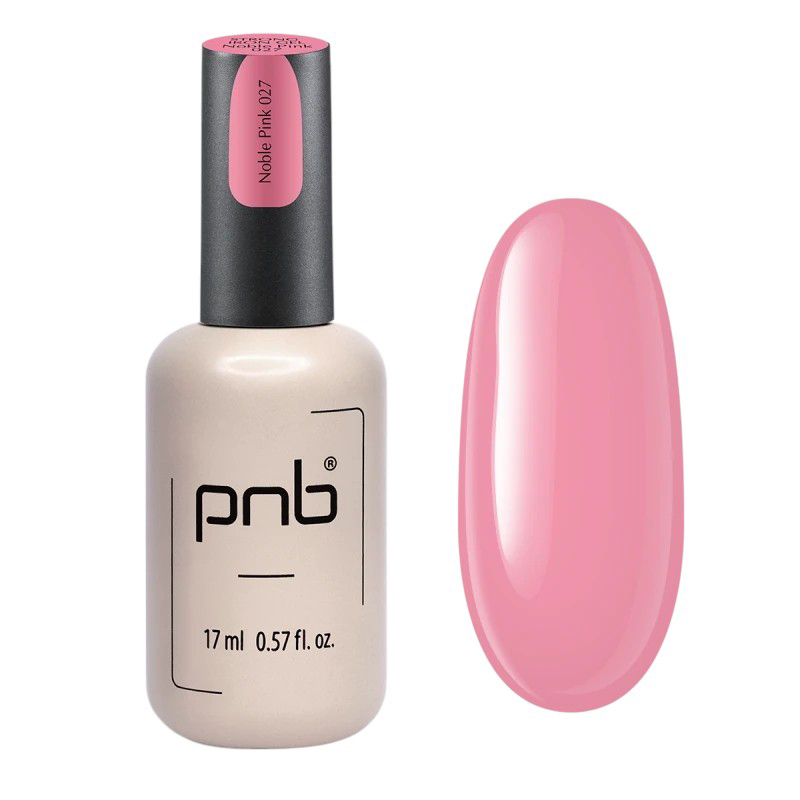Моделюючий гель для нігтів PNB UV/LED Strong Iron Gel 027 Noble Pink, 17 ml