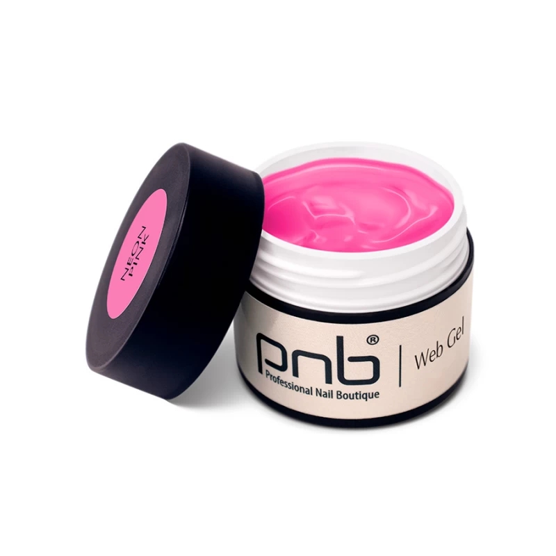 Гель павутинка для нігтів PNB UV/LED Web Gel Neon Pink, 5 ml