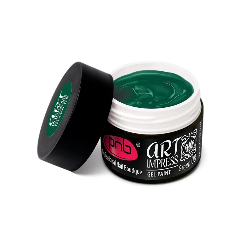 Гель-фарба для нігтів PNB Gel Paint Art Impress 08 Green, 5 ml