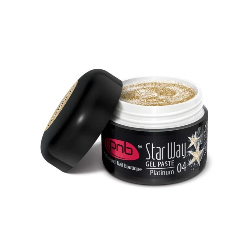 Гель-паста для дизайну нігтів PNB Gel Paste Star Way 04 Platinum, 5 ml