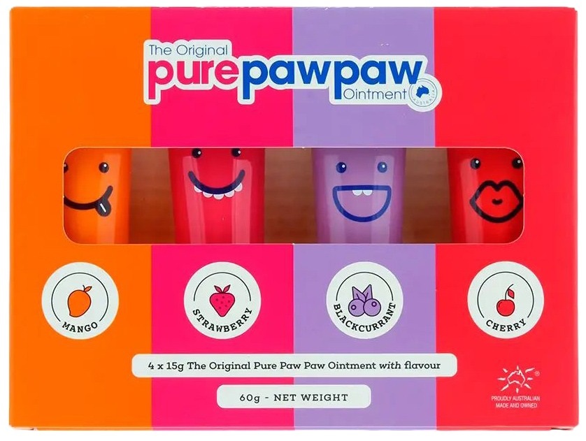 Набір відновлюючих бальзамів для губ Ointment Four Pack