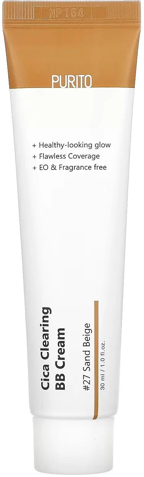 Крем для чутливої ​​шкіри з центелою Cica Clearing BB Cream №27 Sand Beige