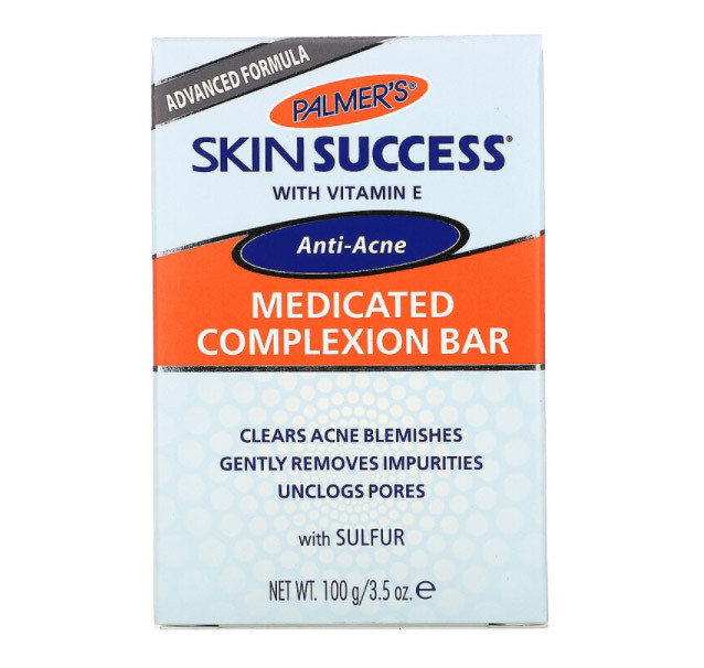 Лікувальне мило для обличчя проти прищів Anti-Acne Medicated Complexion Bar