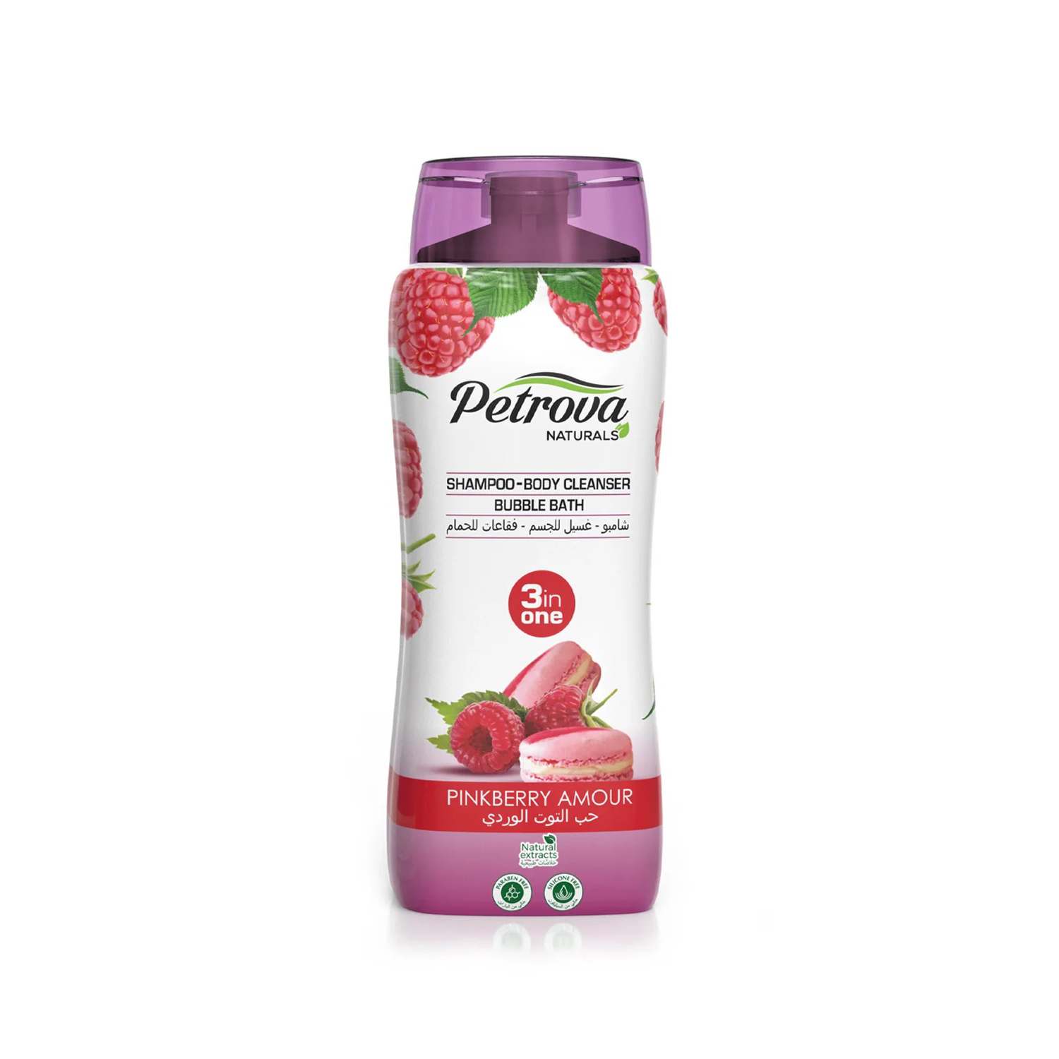 Очищувальний засіб для волосся і тіла 3 In 1 Pinkberry Amour