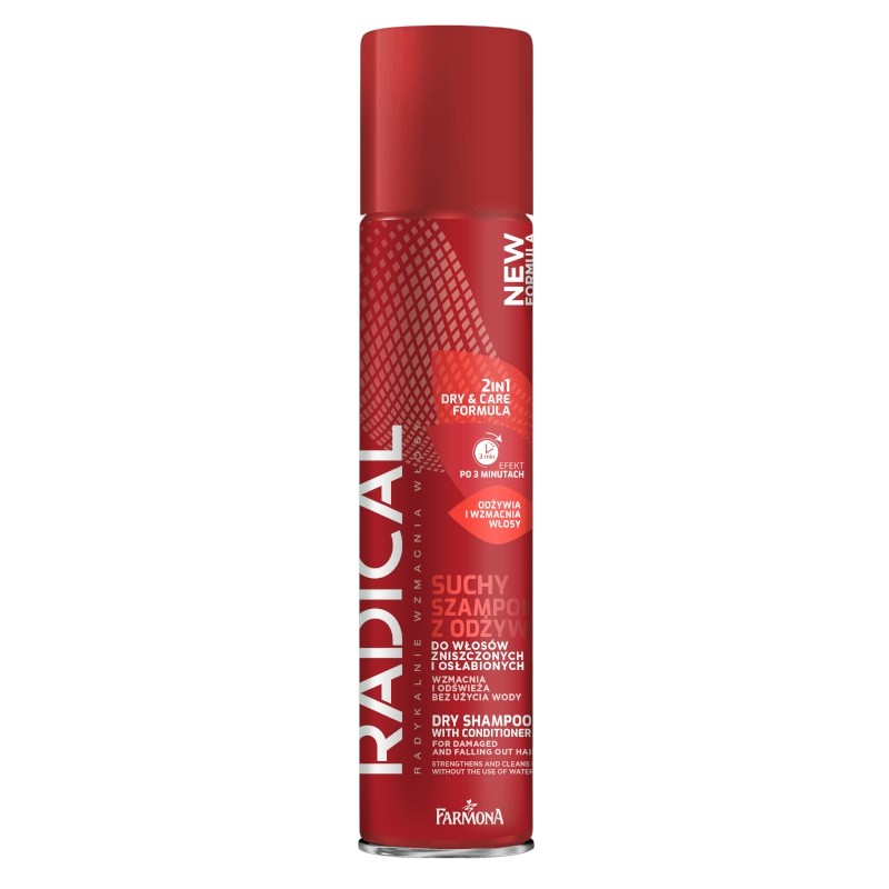 Сухий шампунь-кондиціонер для пошкодженого та слабкого волосся Dry Shampoo With Conditioner 2 In 1