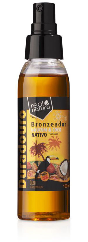 Олія бронзатор для тіла з екстрактом кокосу Оleo Bronzeador Urucum + Coco