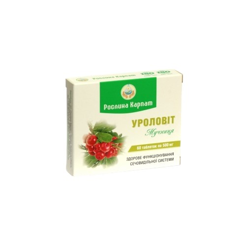 Уроловіт( пієліт, цистит, уретрит, ниркова недостатність з порушенням водного і мінерального обміну)