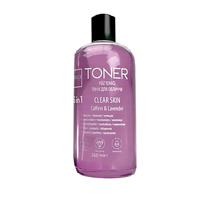 Очищуючий тонер для обличчя Toner Clear Skin Caffeine &amp; Lavender