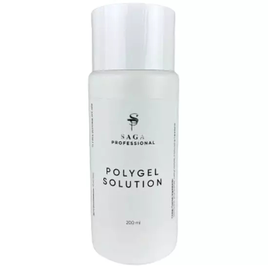 Рідина для полігелю SAGA Professional Polygel Solution 200 мл, 200.0