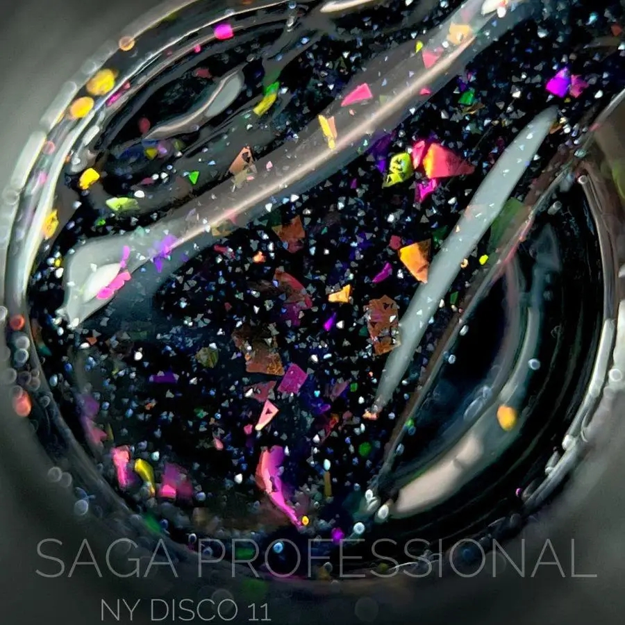 Гель-лак світловідбивний SAGA NY DISKO 11, 9 мл, 9.0