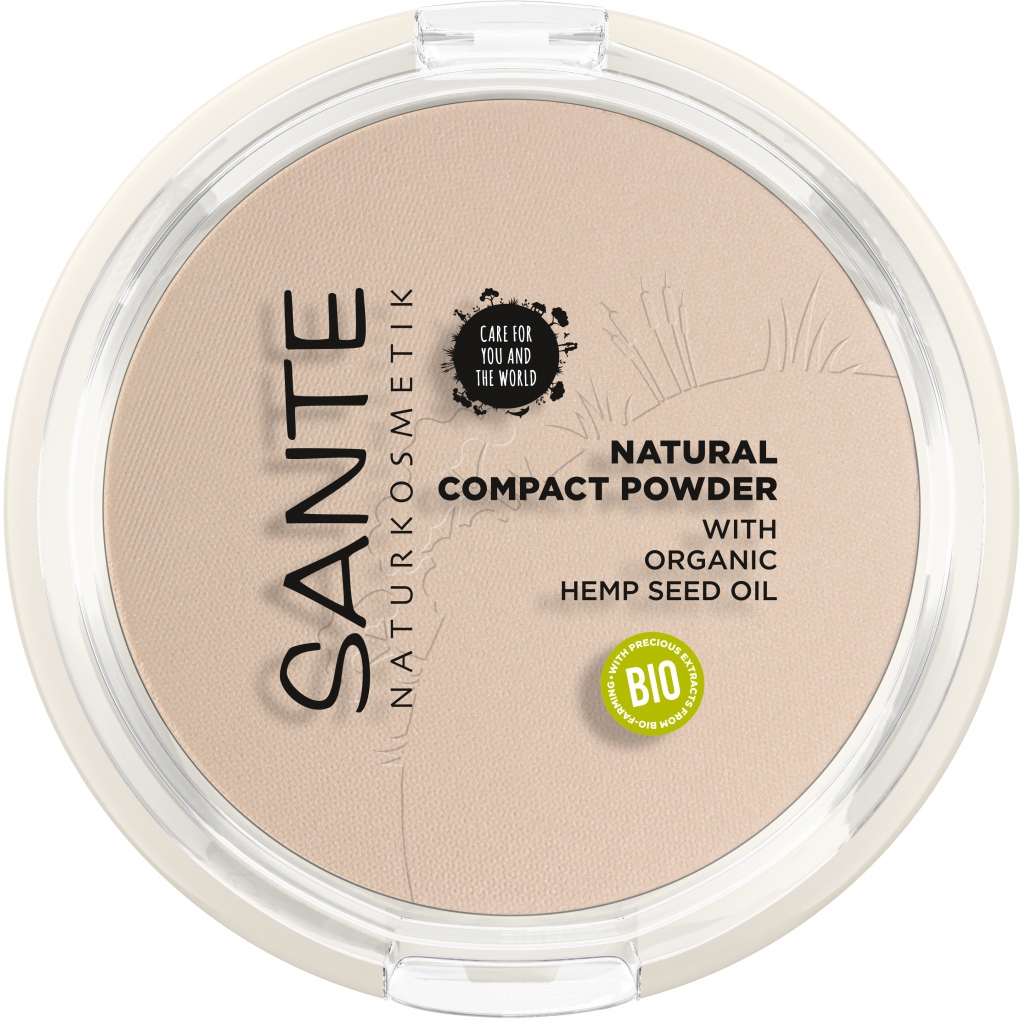 Компактна біо-пудра Natural Compact Powder №01 Cool Ivory