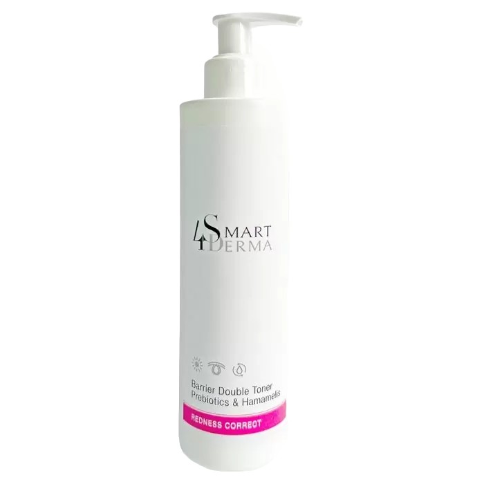 Зміцнюючий двофазний тонер для чутливої та куперозної шкіри Barrier Double Toner Prebiotics &amp; Hamamelis