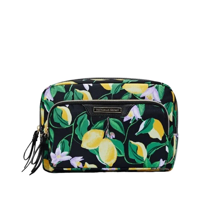 Чорна косметичка в лимони Glam Bag