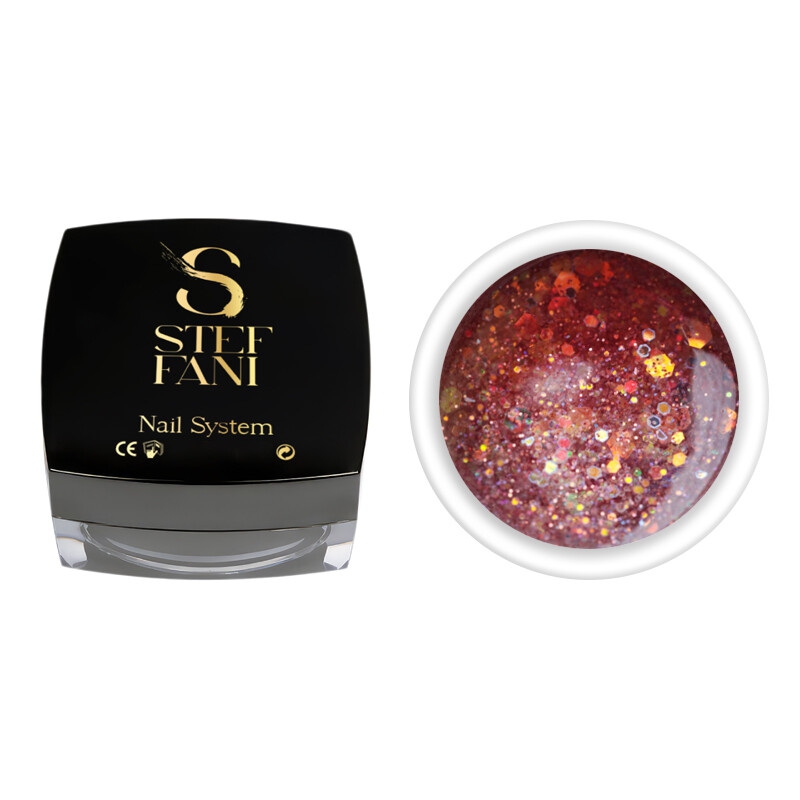 Камуфлююча база Steffani Glitter Base №01 10 мл, 10.0, 10.0