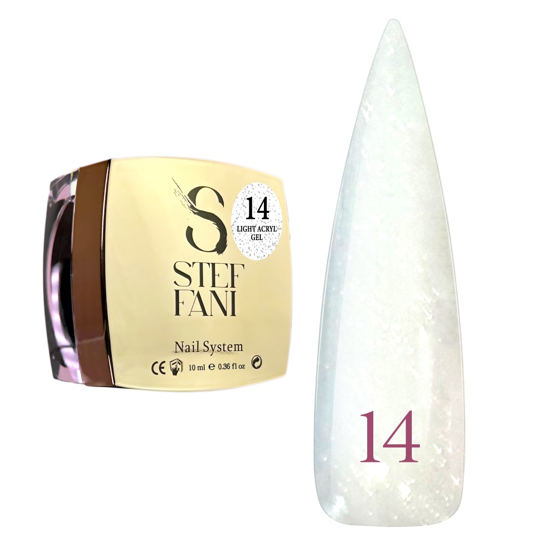 Акригель рідкий Steffani Light Acryl Gel №14 10 мл, 10.0