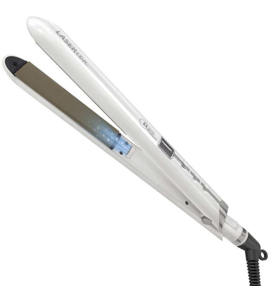 Випрямляч для волосся білий Laser Ion Titanium
