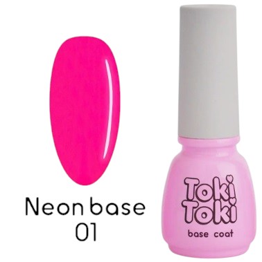 Кольорова база Toki-Toki Neon № 01 5 мл., 5.0