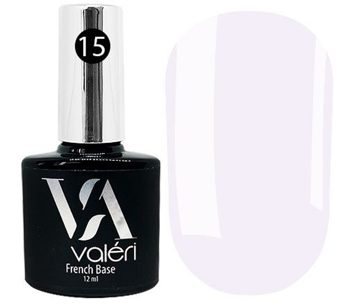 Камуфлююча база для нігтів Valeri Base French №15, 12 ml