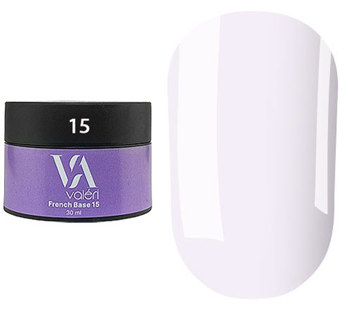 Камуфлююча база для нігтів Valeri Base French №15, 30 ml