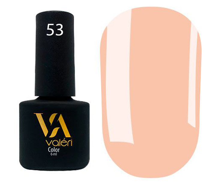 Гель-лак для нігтів Valeri Color №053, 6 ml