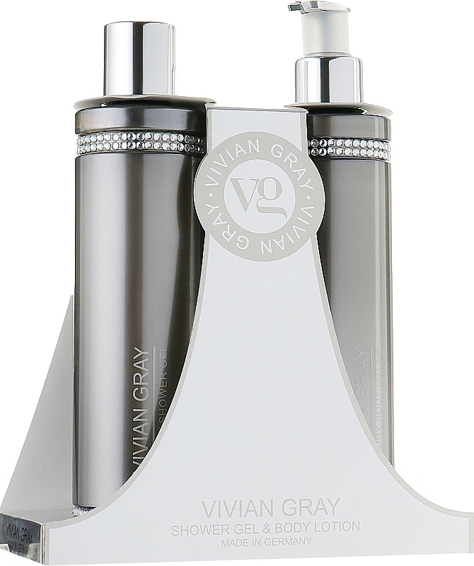 Набір для догляду за тілом Set Grey Crystals Shower Gel + Body Lotion