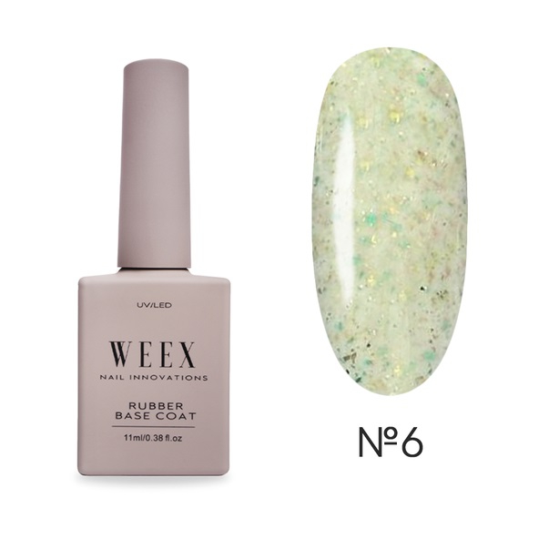 База Cover base WEEX № Touch of Silk 6, 11 мл, 11.0
