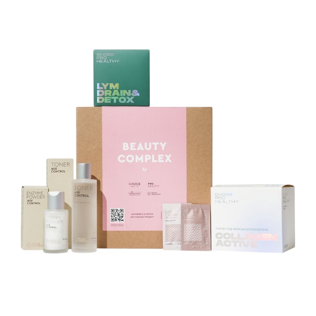 Набір для сяючого вигляду, здорової шкіри та міцного волосся Beauty Complex