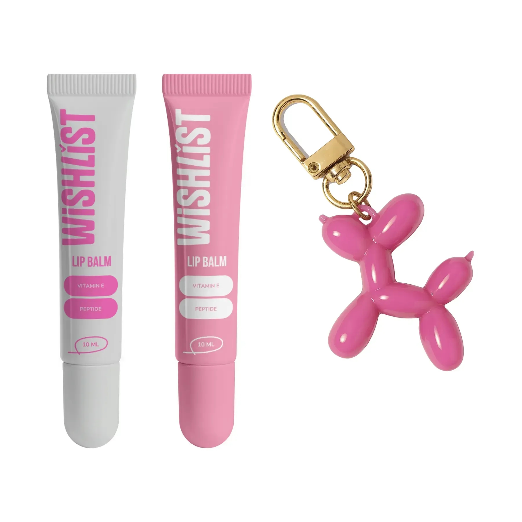 Набір бальзамів для губ з брелком Crystal Sorbet & Sweet Candy & Keychain Set