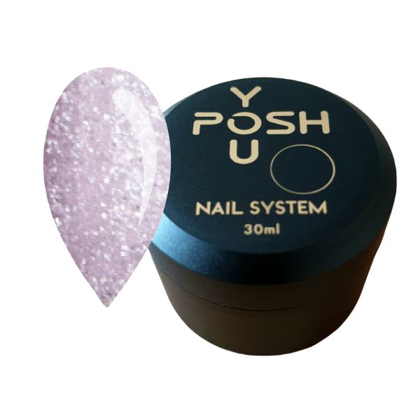 Світловідбиваюча камуфлююча база сірий YOU POSH DeLuxe №53, 30 ml
