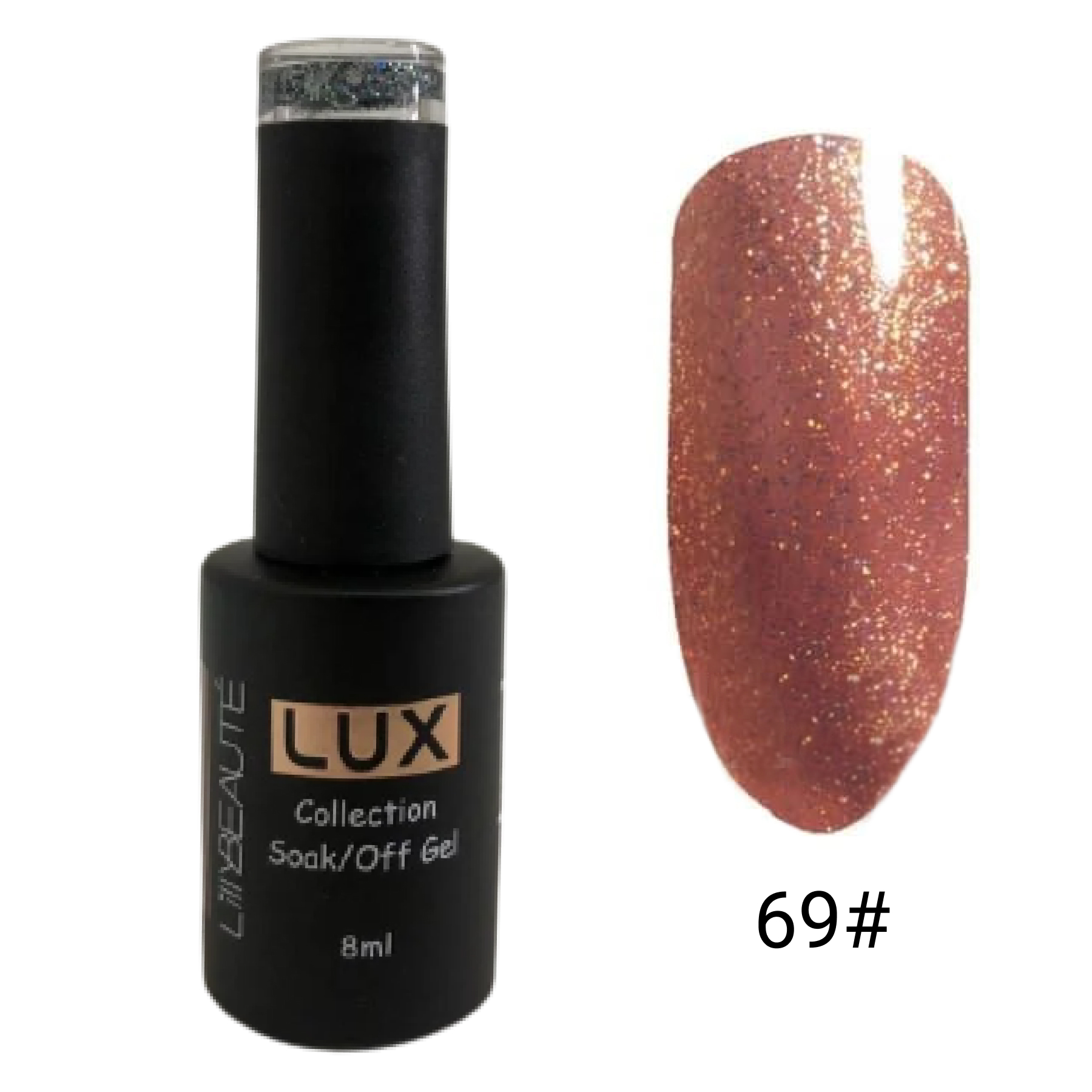 Гель-лак для нігтів, для манікюру Lilly Beaute 8мл