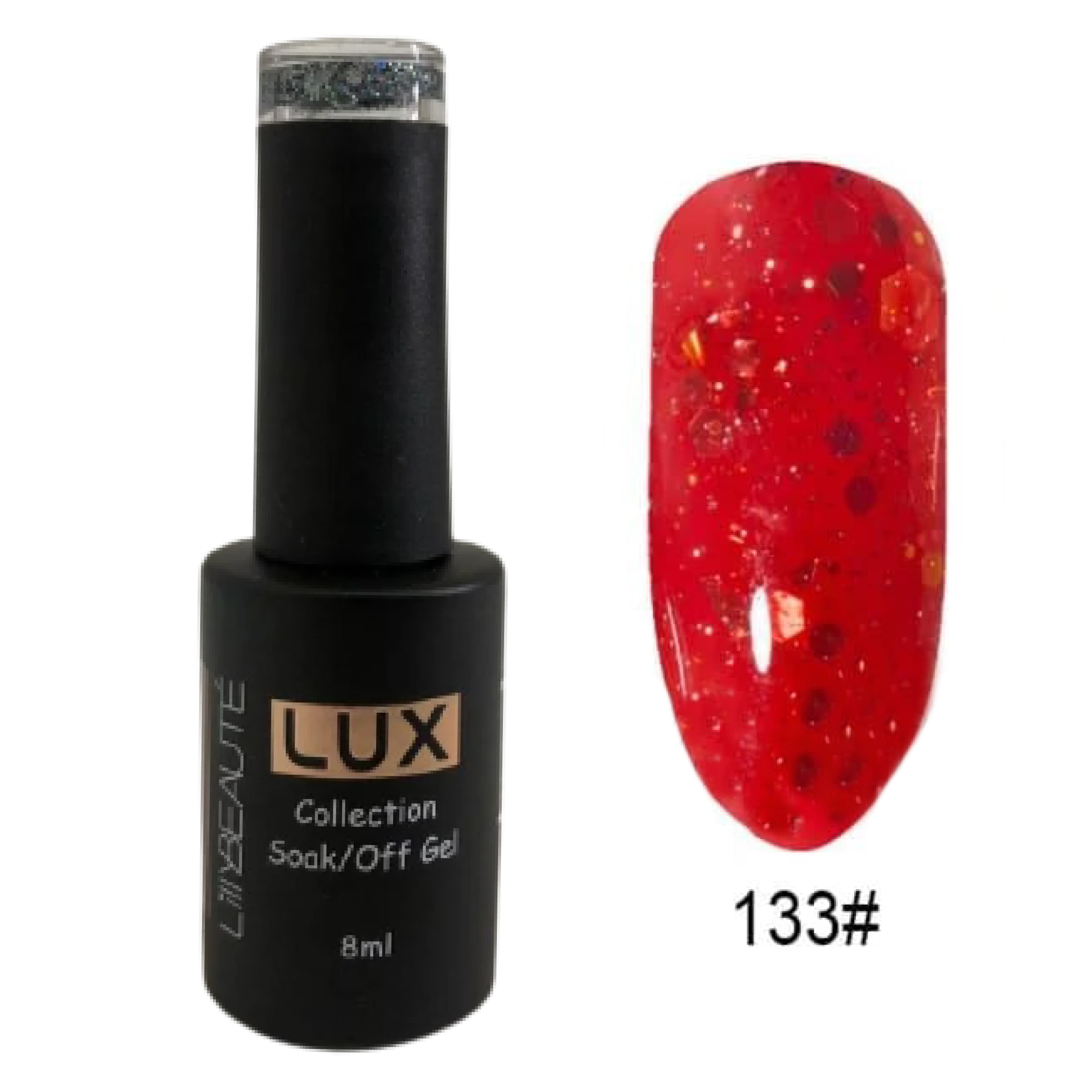 Гель-лак для нігтів, для манікюру Lilly Beaute 8мл