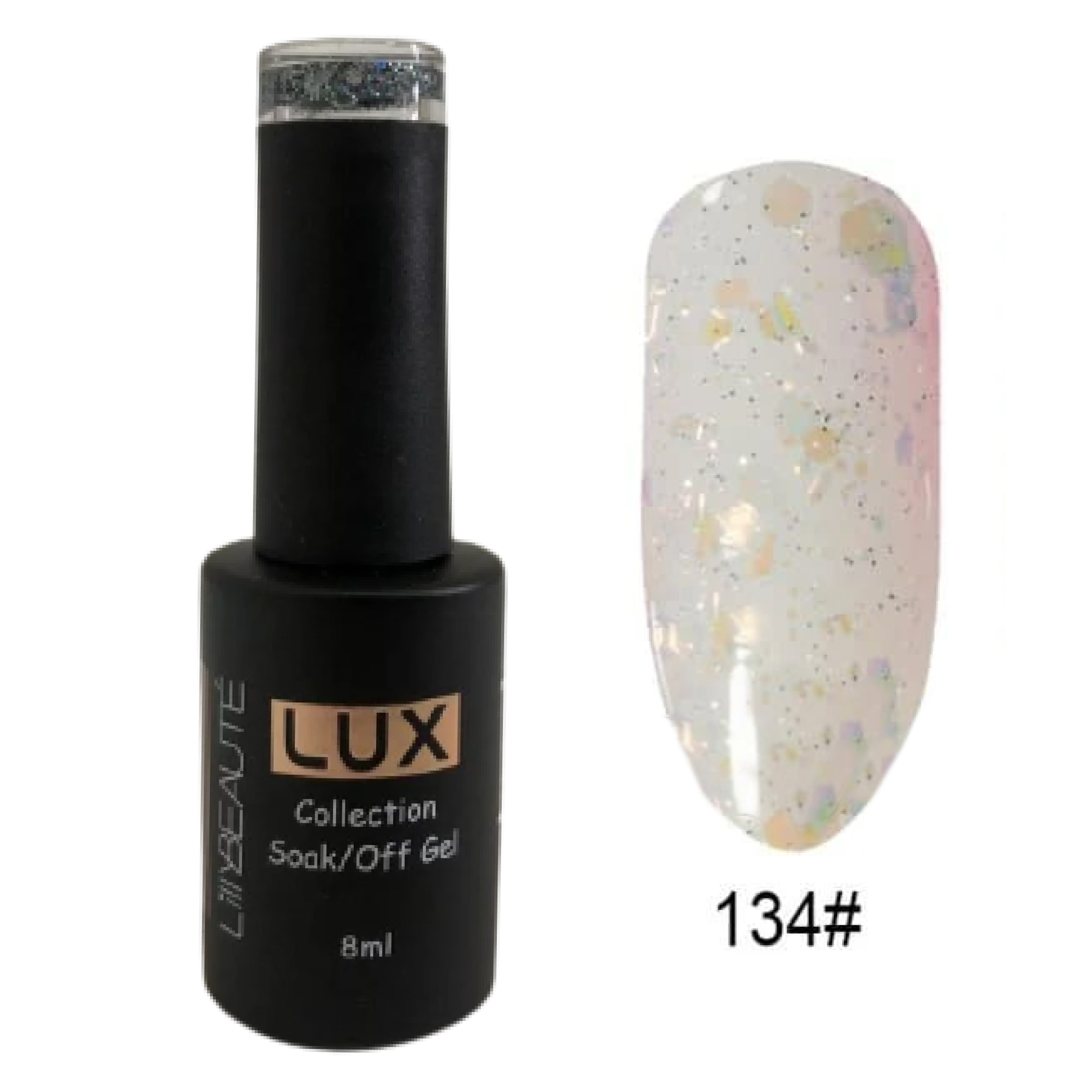 Гель-лак для нігтів, для манікюру Lilly Beaute 8мл