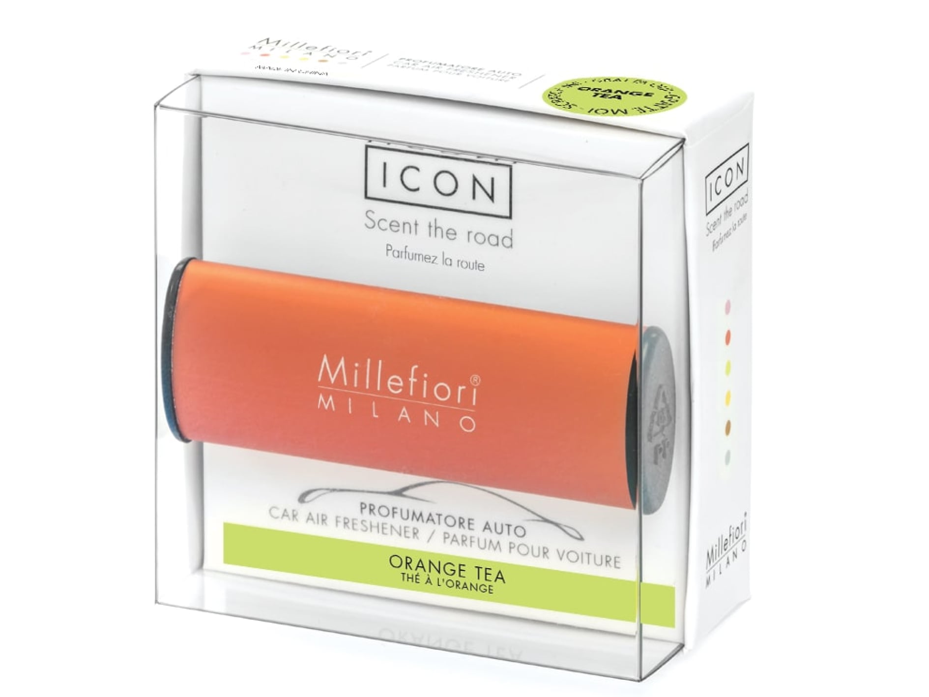 Автомобільний ароматизатор ICON "Classic" - Orange Tea Millefiori Milano (16CAROR)