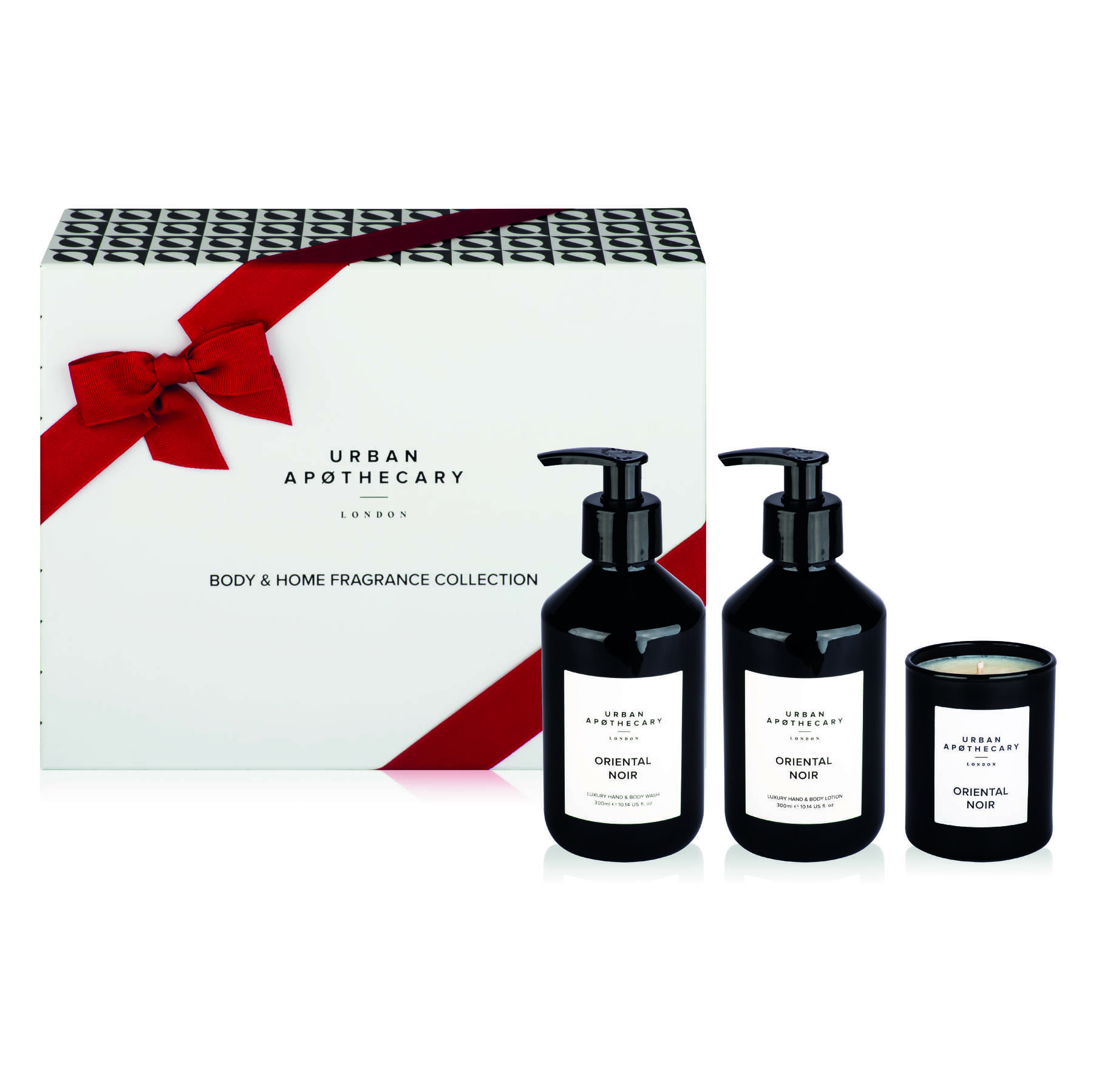 Набір Oriental Noir Body & Home Collection - гель для душу, лосьйон 300 мл, свічка 70 г (UALWONBHC)
