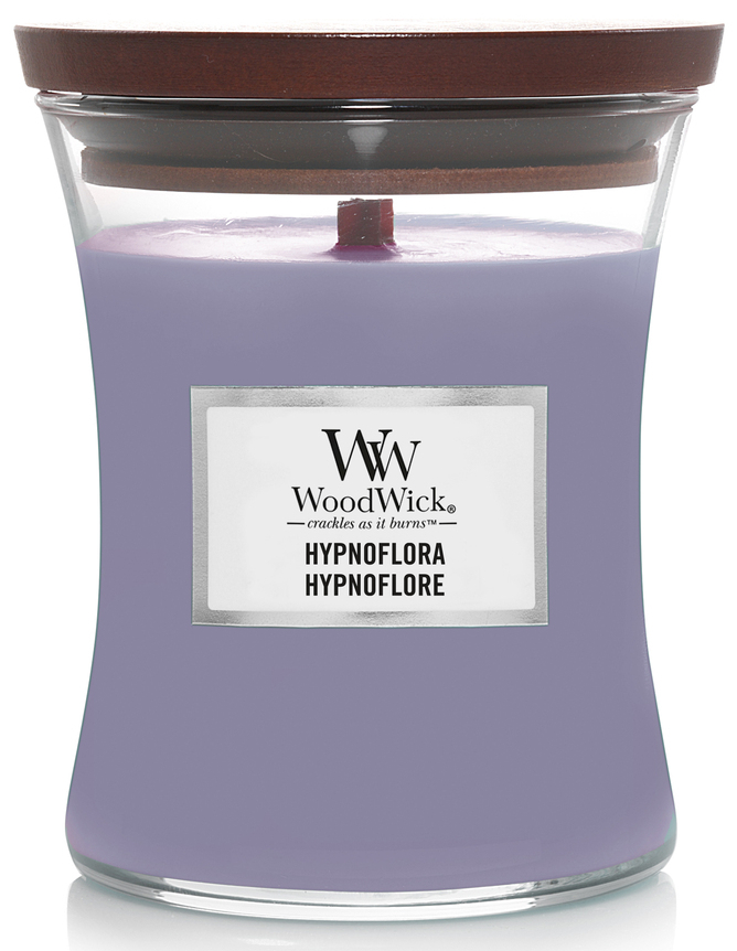 Ароматична свічка з ароматом груші та жасмину Woodwick Medium Hypnoflora 275 г