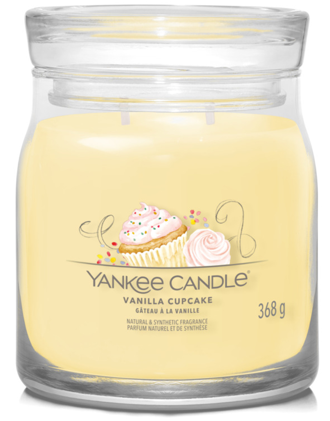 Ароматична свічка Vanilla Cupcake Medium Jar Yankee Candle (1630003E)
