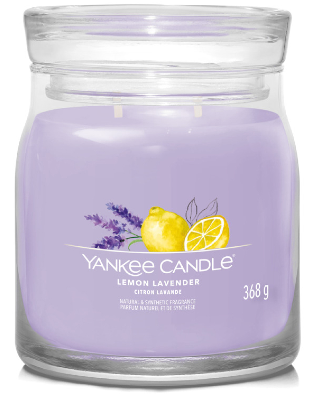 Ароматична свічка Lemon Lavender Medium Jar Yankee Candle (1630004E)