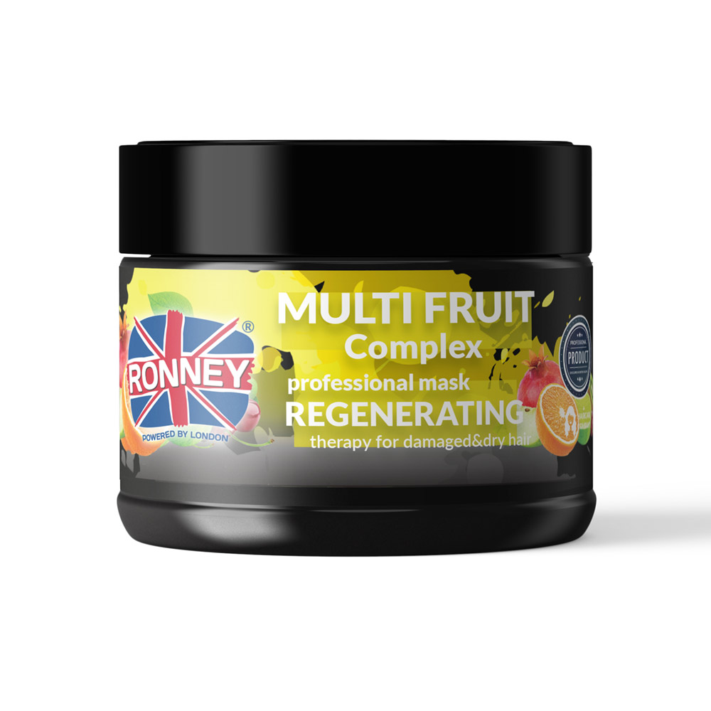 Маска відновлююча RONNEY MULTI FRUIT COMPLEX для сухого та пошкодженого волосся 300 мл