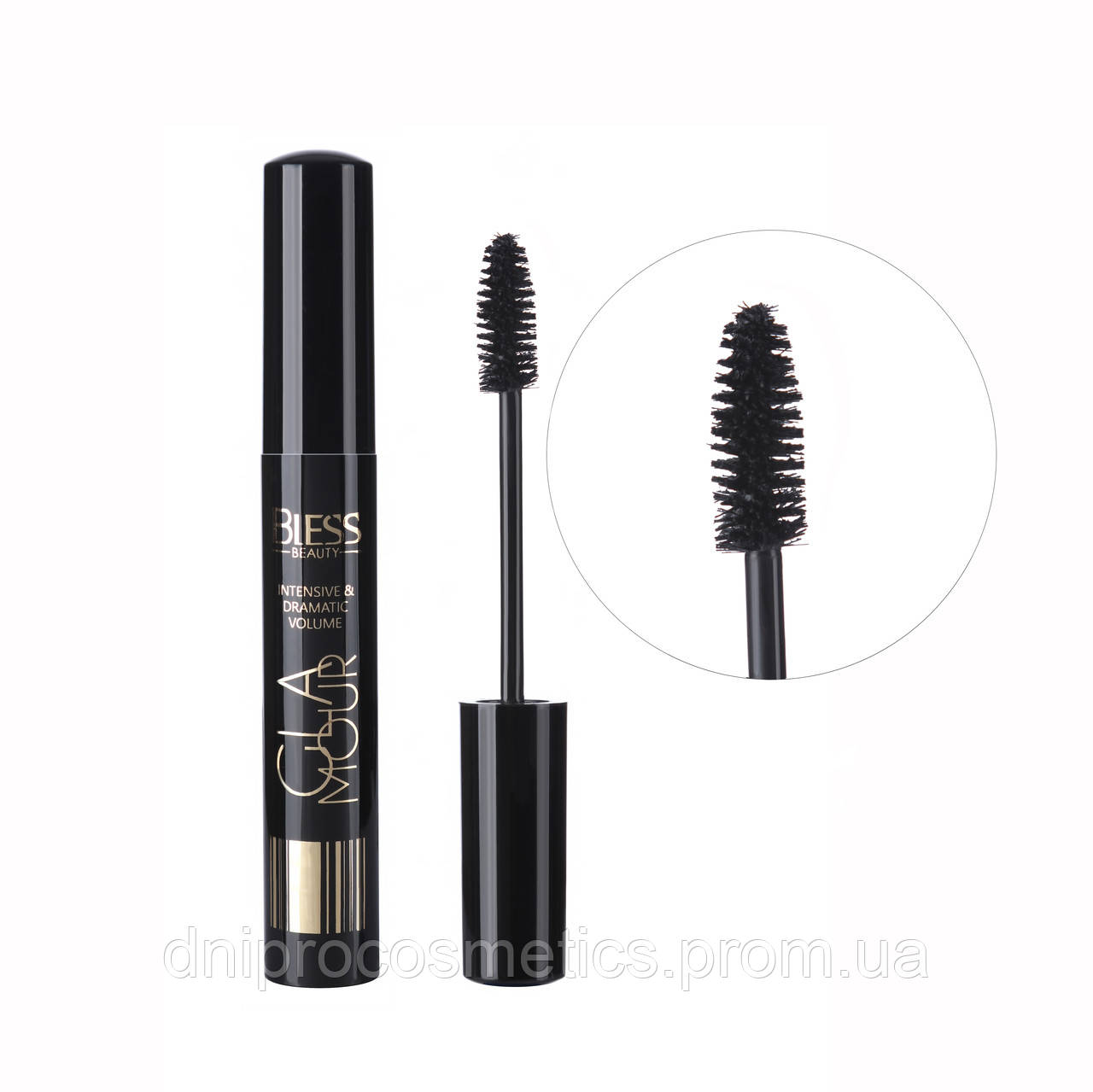 Туш для вій Bless Beauty Glamour Intensive & Dramatic Volume Black