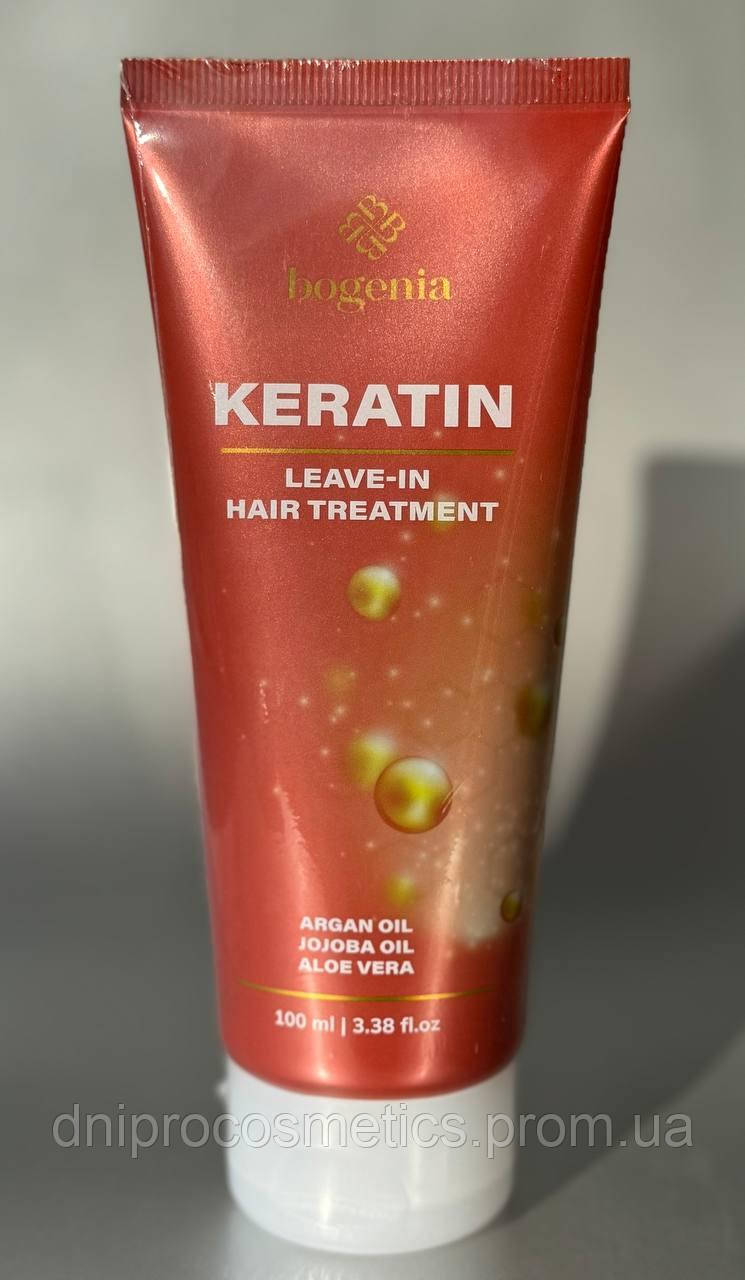 Незмиваємий кондиціонер для волосся Keratin Leave-in Hair Treatment Bogenia