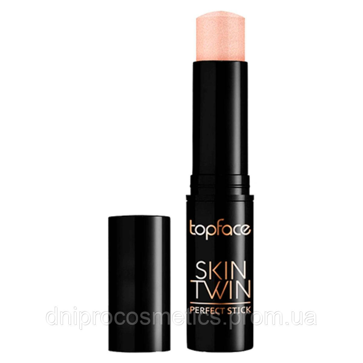 TopFace - Хайлайтер стик Skin Twin - Perfect Stick Highlighter PT560 (9 г) 3
