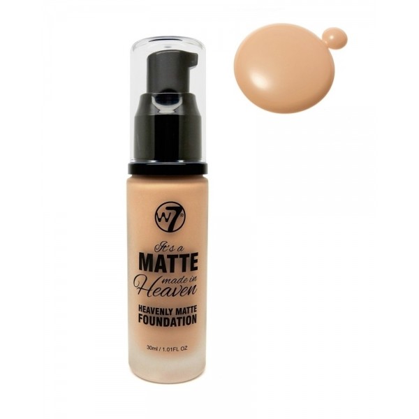 W7 MATTE MADE IN HEAVEN FOUNDATION 30ml - FMH Natural Tan