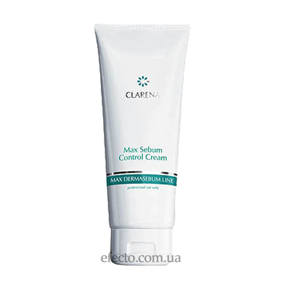 Крем CLARENA антибактеріальний, нормалізувальний ліпідний об'єм "Max sebum control cream", 200 ml