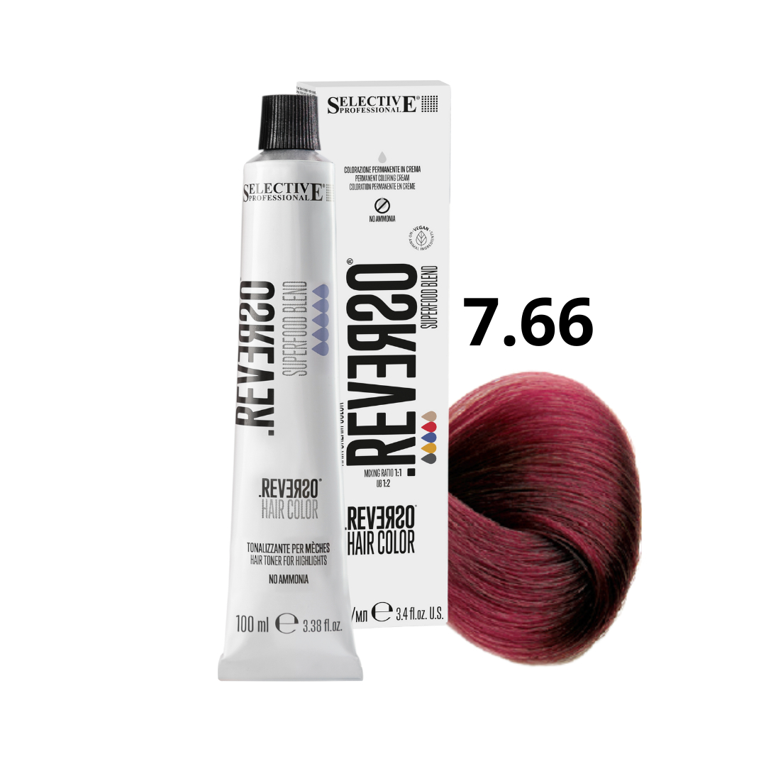 Selective Professional NO Ammonia Color / Крем-фарба перманентна без аміаку Red / Червоний 100мл