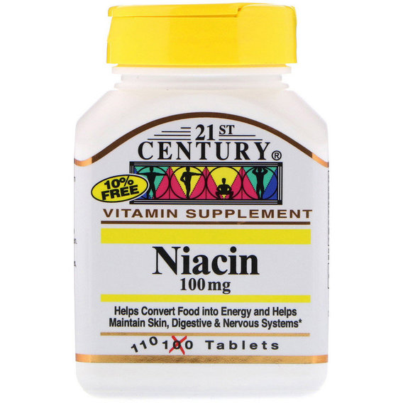 Ніацин 21st Century Niacin 100 mg 110 Tabs