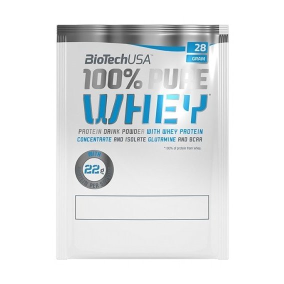 Протеїн BioTechUSA 100% Pure Whey 28 g /1 servings/ Bourbon Vanilla