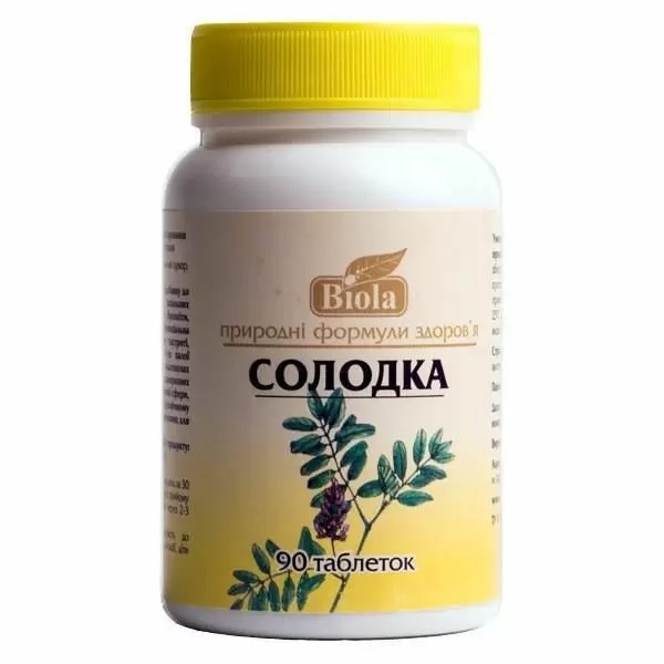 Комплекс для профілактики дихальної системи Біола Солодка 90 таблеток