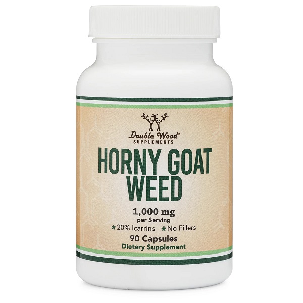 Тонізуючий засіб Double Wood Horny Goat Weed 1000 mg 90 Caps