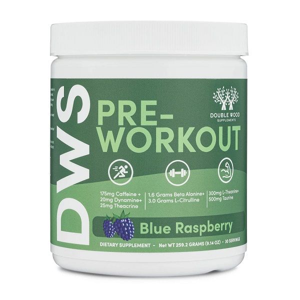 Комплекс до тренування Double Wood DWS Pre-Workout 260 g /30 servings/ Blue Raspberry
